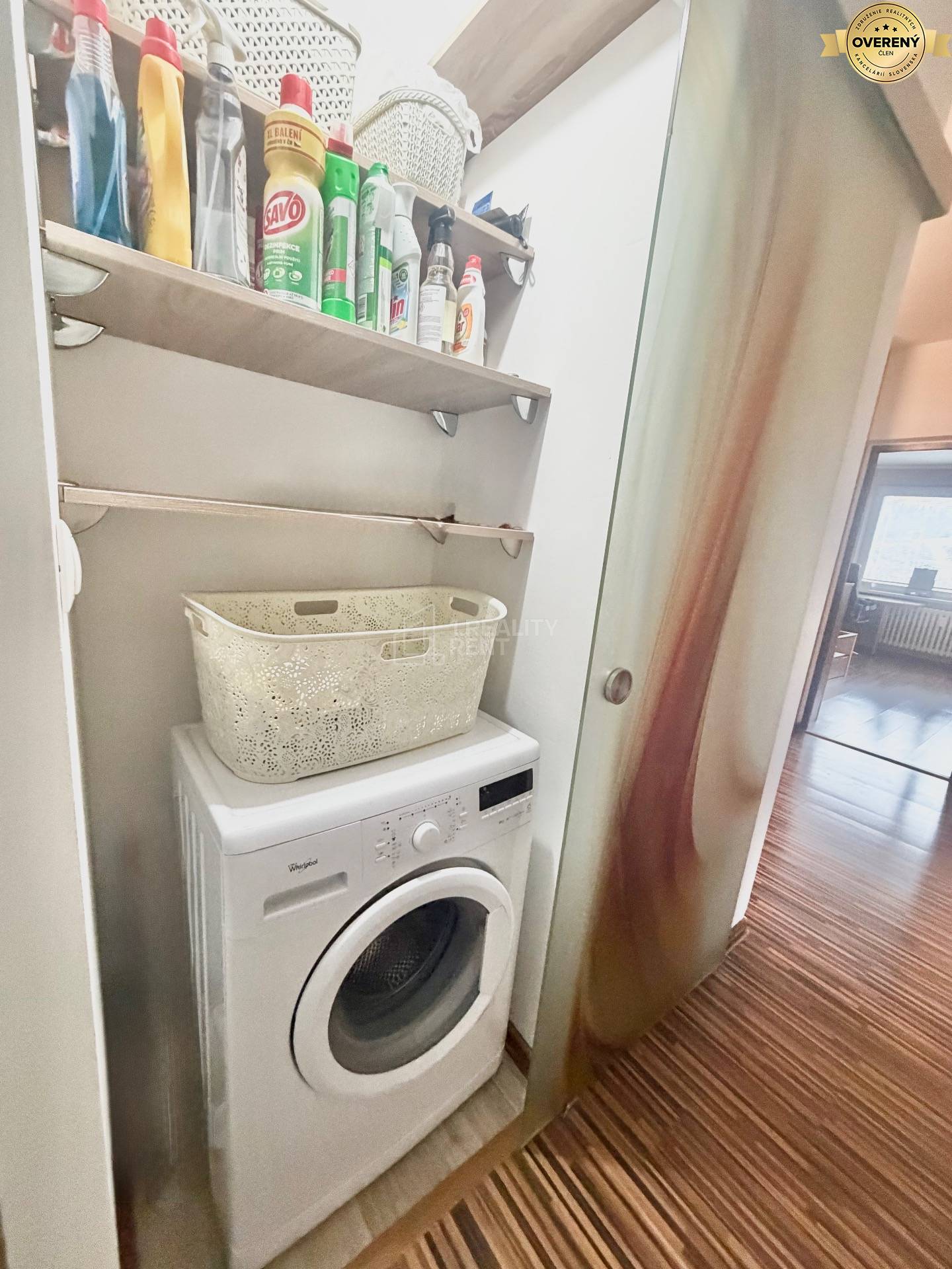 miestnosť práčka, sušička