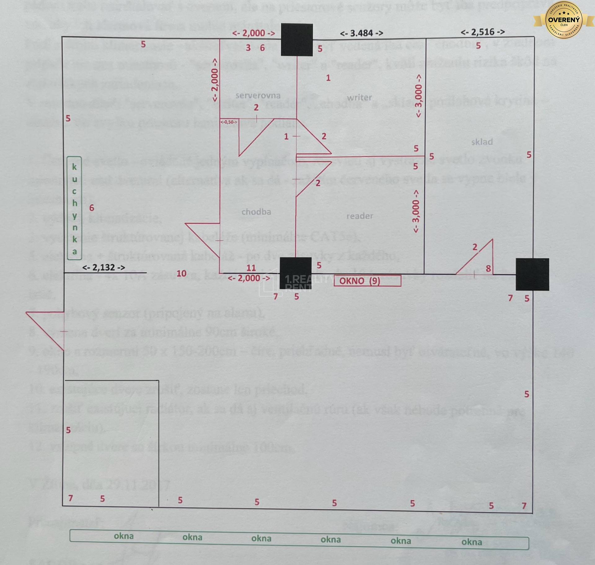Kancelársky priestor 144 m² Vysokoškolákov