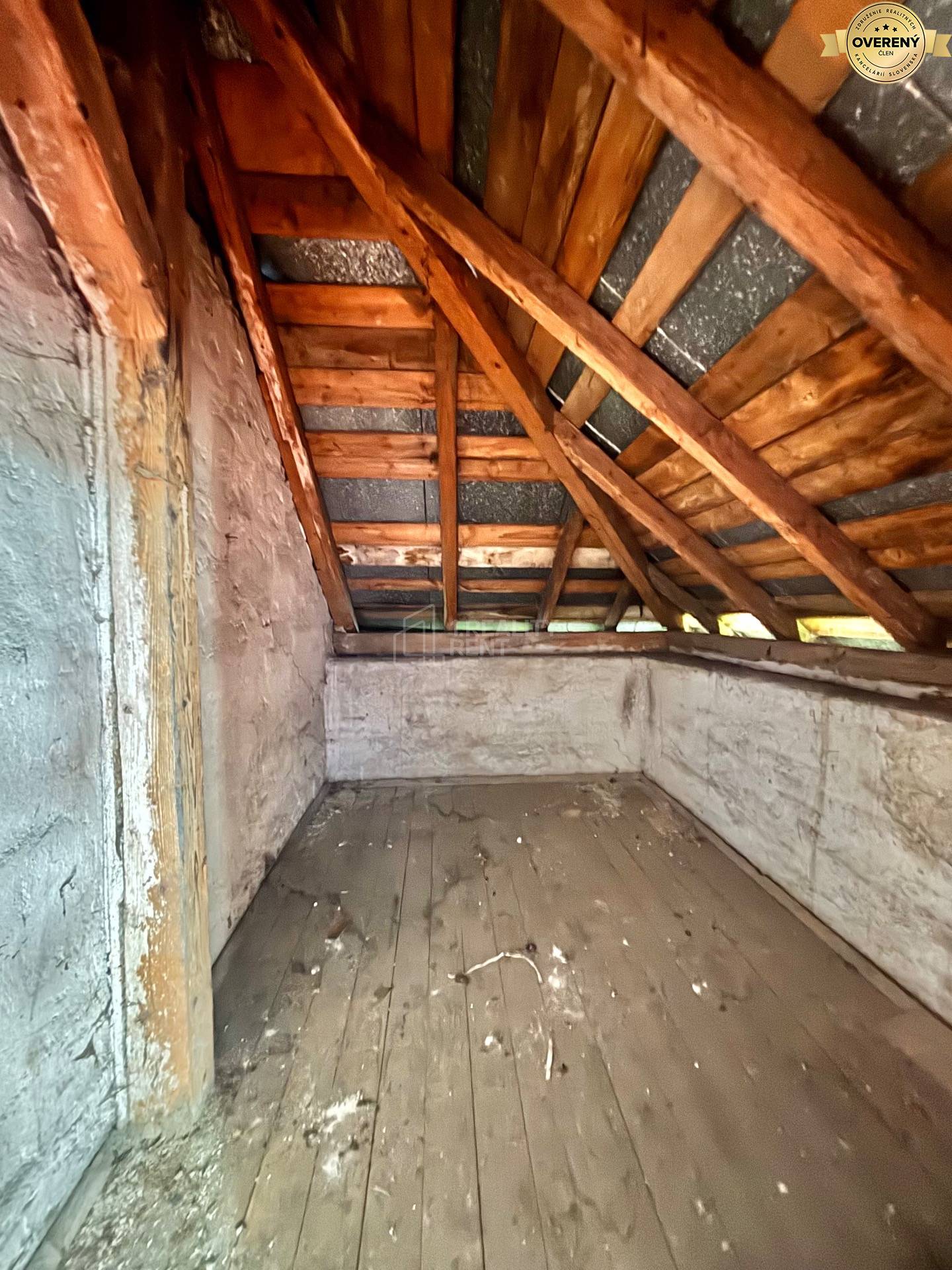 podkrovný priestor priechodný s izbou