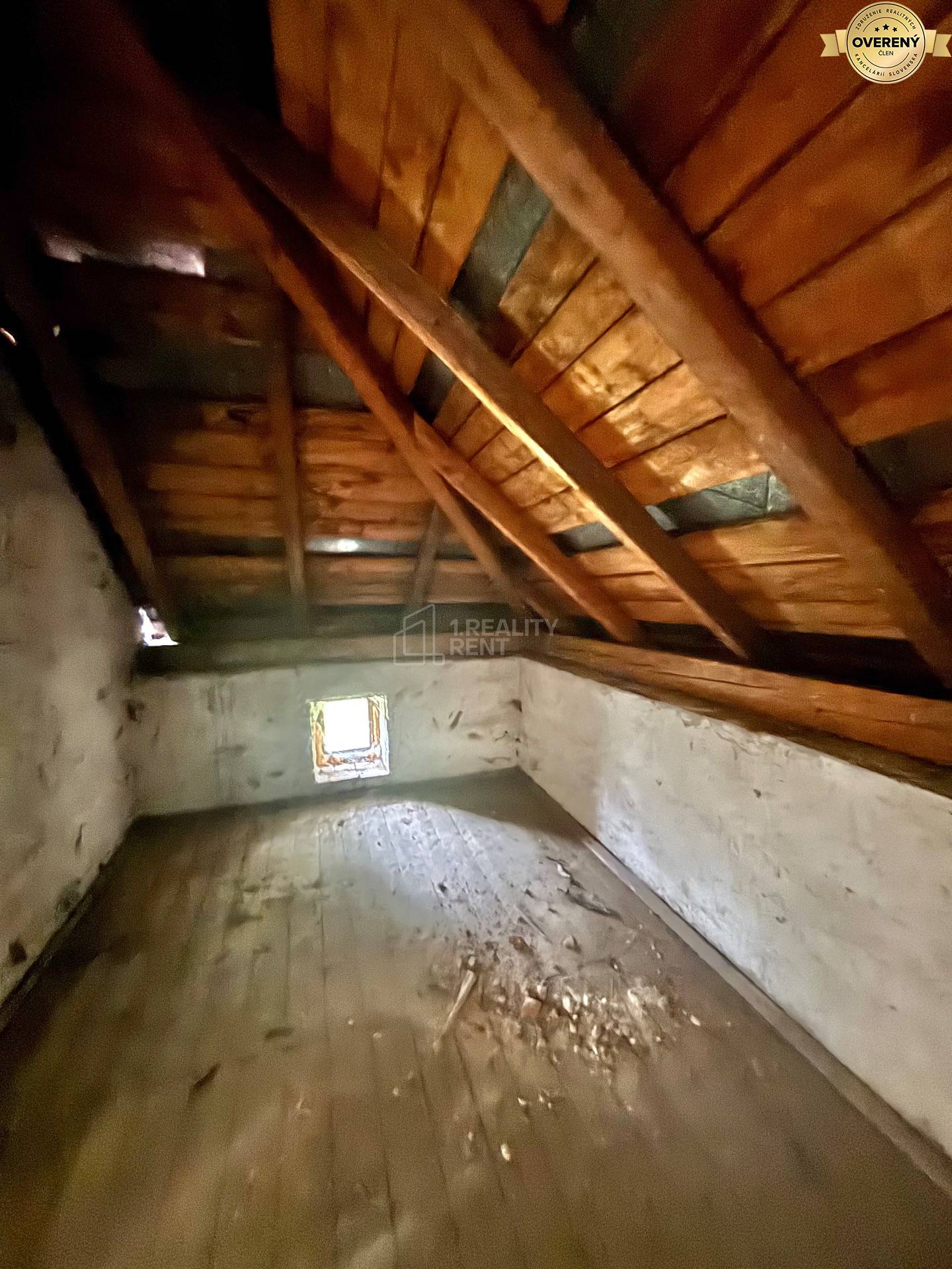 podkrovný priestor priechodný s izbou