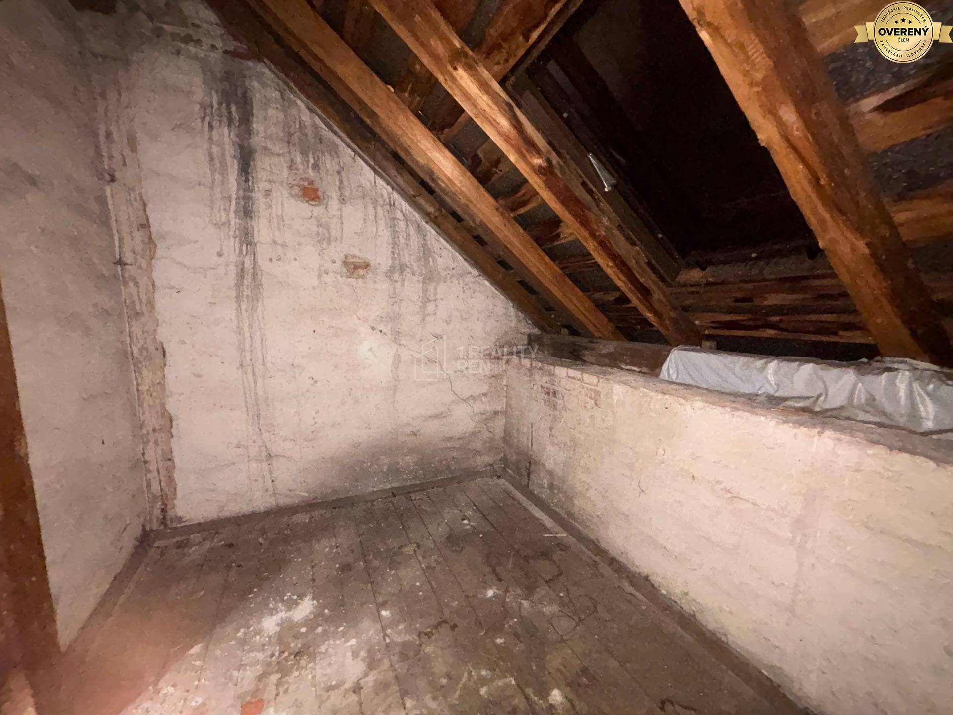 podkrovný priestor priechodný s izbou