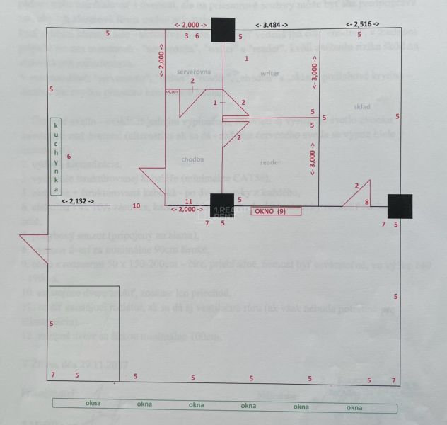 Kancelársky priestor 144 m² Vysokoškolákov