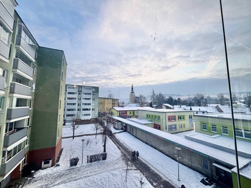 výhľad z balkóna