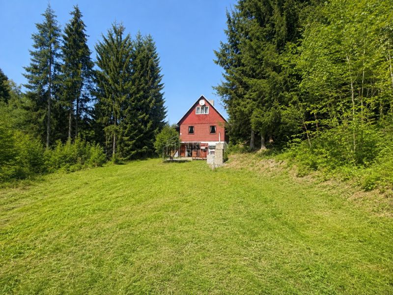 pohľad na chatu